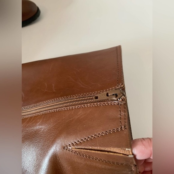 Antonio Melani leather boots brown tall riding 8.5.   💥🅕🅛🅐🅢🅗 🅢🅐🅛🅔💥 - Picture 14 of 16